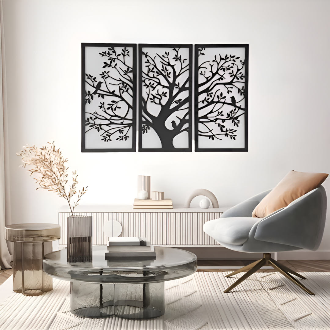 The Captivating Metallic Wall Tree