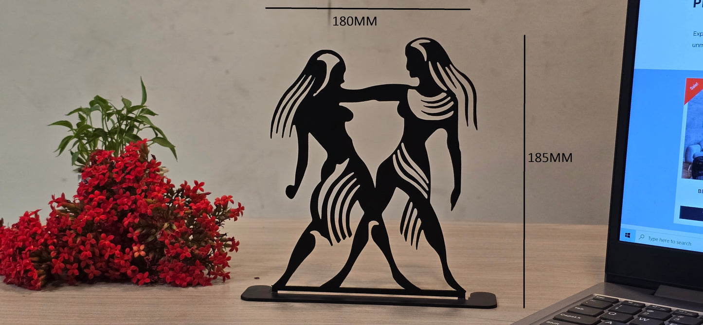 Gemeni Zodiac Sign metal art