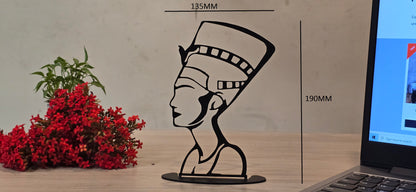 Egyption Queen metal art for Destop Décor