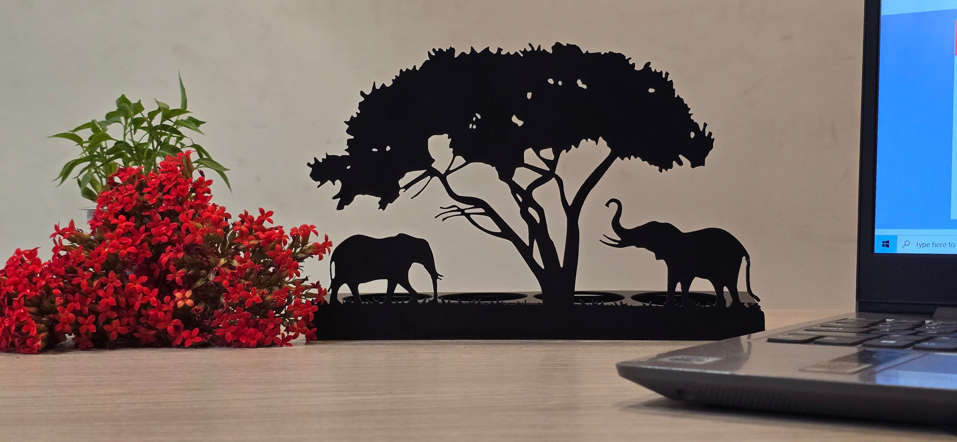Candle  Holder metal art
