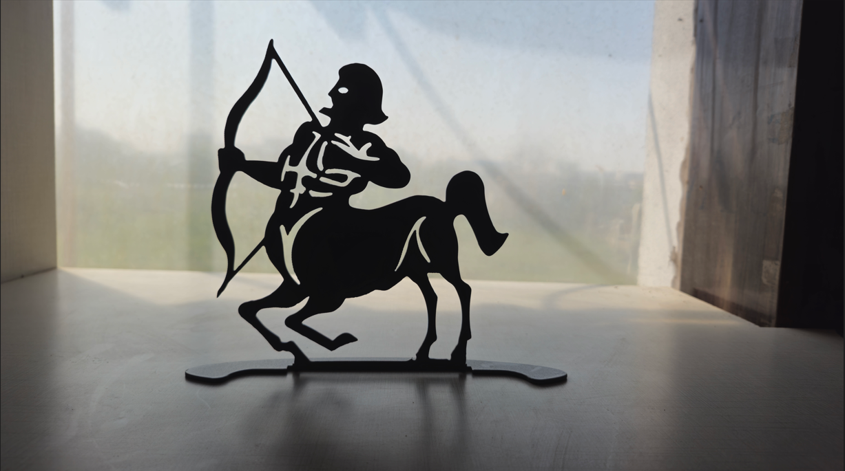 Sagittariuos Zodiac metal art
