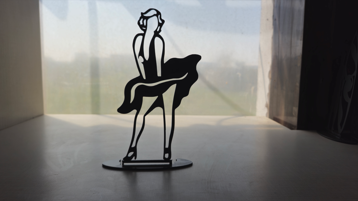 Marylin Monroe Metal Art