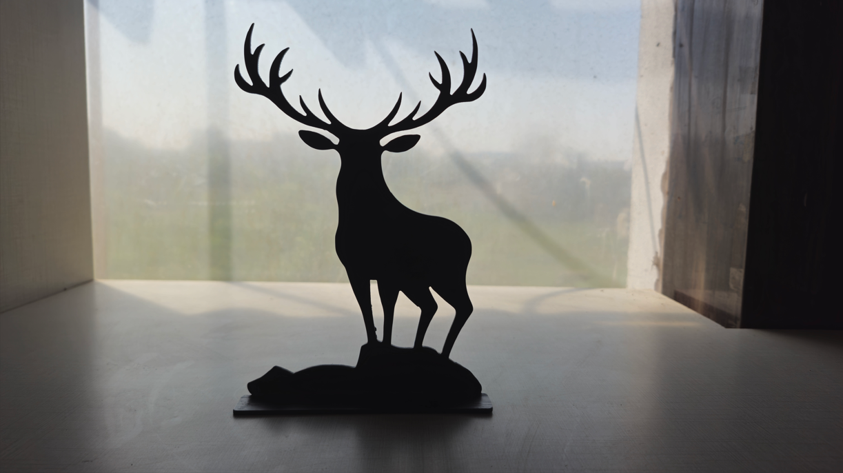 Deer metal art