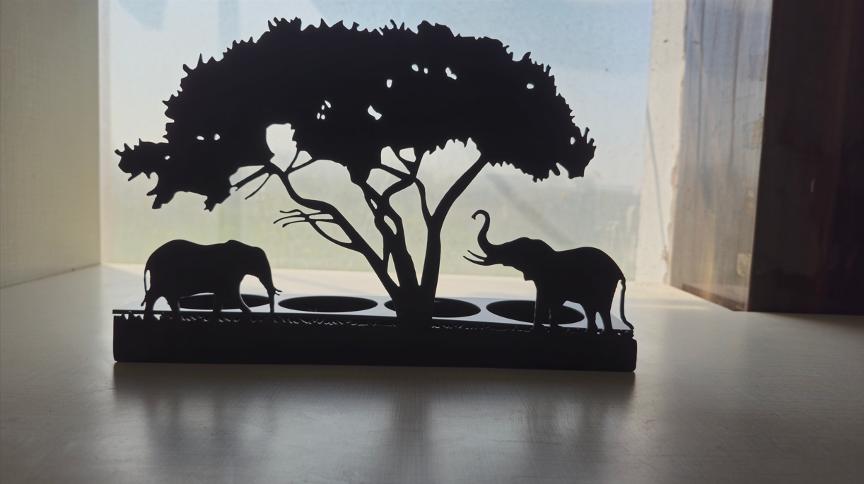 Candle  Holder metal art