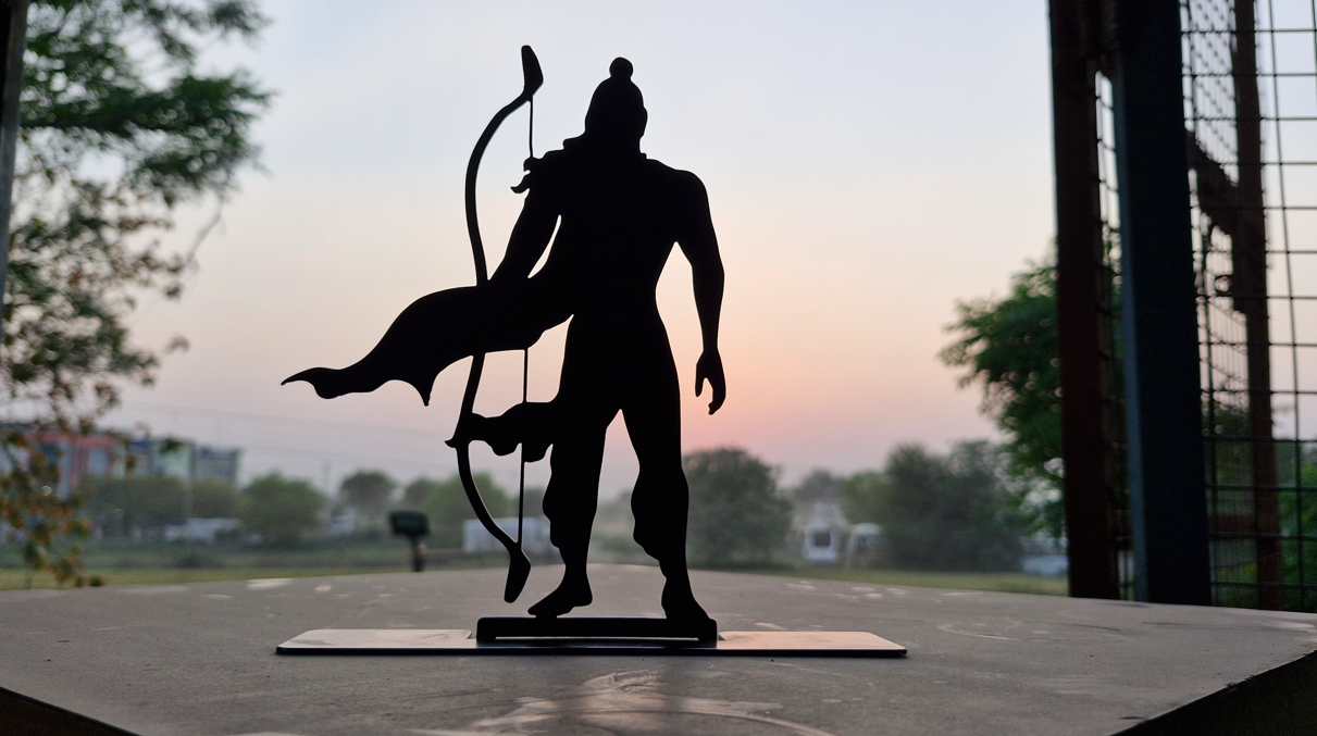 Lord Rama metal art