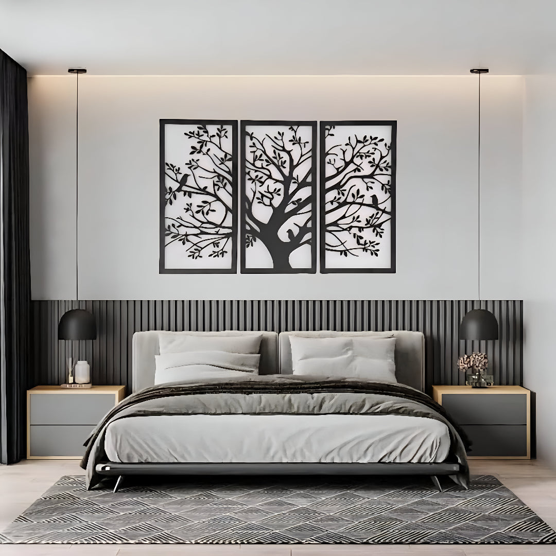 The Captivating Metallic Wall Tree
